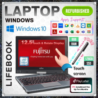 (Refurbished) TouchScreen | Fujitsu LifeBook T726 [2-in-1] Laptop / 12.5\ inch Touch Display / Intel