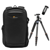【Lowepro 羅普】300 AW III 攝影後背包＋C15i+ 碳纖維旅遊三腳架套組(總代理公司貨)