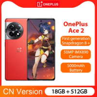 CN Version OnePlus Ace 2 5G 6.74“ Smartphone Snapdragon 8+ Gen 1 50MP Camera 5000mAh 120HZ Mobile 100W Charger Phone Android 11R