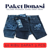 Cuci Gudang️Celana Pendek Jeans Anak perempuan cewek Murah | Paket Donasi 50Rb Dapat 3 Pcs | Denim T