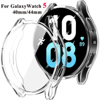 Full Cover Protective Case for Samsung Galaxy Watch 5/5Pro Accessories ,Tpu Screen Protector Galaxy watch 5/5Pro 40mm 44mm 45mm