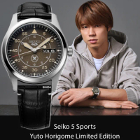 【SEIKO 精工】預 限量款 5 SPORTS系列 日本街頭滑板冠軍堀米雄斗39.4㎜ SK004(SRPL31K1/4R36-16X0C)