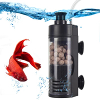 Fish Tank Sponge Filter Aquarium With Filtering Bubble Stones Mini Water Purification Circulating For Salt Water Fresh Water