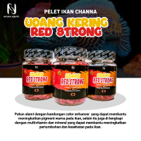 Udang Kering Pakan Ikan Channa - Udang Red Strong