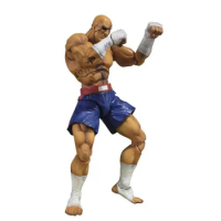 In Stock Original BANDAI S.H.Figuarts SHF SAGAT Street Fighter II Tiger Game Character Model Movable Doll Art Collection