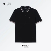 MeMo  Polo (New Edition)  เสื้อโปโลเมโม่ Original ปกริ้ว ปักโลโก้ (New Iconic) ผ้า Pique นุ่ม ทรงสวย