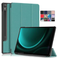 For Funda Samsung Galaxy Tab S9 FE S9FE 2023 Case 10.9 inch Folding Stand Magnetic Smart Folio Tablet for Samsung Tab S9 FE Case