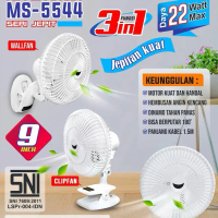 Mitsuyama Kipas Angin Meja / Kipas Dinding / Kipas Jepit 9 Inch\ 3in1 Multifungsi (BISA COD) 22W"
