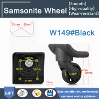 Suitable For Samsonite 75T A86 A98 Luggage Wheel Trolley Case Universal Wheel Suitcase Accessories Repair Suitcase Roller