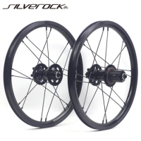 SILVEROCK Alloy Wheels 16" 305 Disc Brake 16H for Fnhon Gust K3 Plus Folding Bike Custom Bicycle Wheelset Bicycle Parts