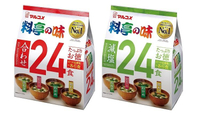 【江戶物語】(特價) 丸米 MARUKOME 料亭之味 元氣味噌湯 12食/24食 綜合/減鹽 沖泡味噌湯 日本原裝進口