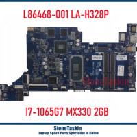 StoneTaskin L86468-001 For HP Pavilion 15-DW 15S-DU Laptop Motherboard FPI50 LA-H328P I7-1065G7 MX330 2GB L868468-601 DDR4 MB