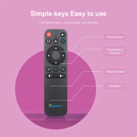 BLE Bts BPR1S 5.0 BT Remote control with Voice Gyroscope BT Wireless Air Mouse IR Learning for Smart TV Box and PC