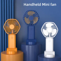 Mini Fans Handheld USB Rechargeable Fan Mini Desktop Air Cooler Cooling Travel Hand Fans Ventilation Fan