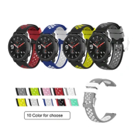 Silicone sports Watchband strap Bracelet for Samsung Galaxy Watch Active 2 44mm 40mm SM-R820 R830 R500 R810 Active2 Wrist Band