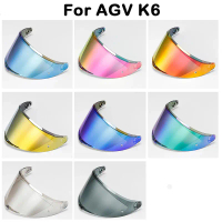 Perubahan Perisai Topi Keledar Motosikal, untuk AGV K6 dan K6S, Visor Topi Keledar, Cermin Depan, Pe
