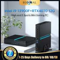 Eglobal MV300 Intel Core i9 13900F 24 Cores Nvidia RTX4070 12G Gaming MINI PC Win11 Desktop Computer WiFi6 2HDMI 2.1+2DP1.4