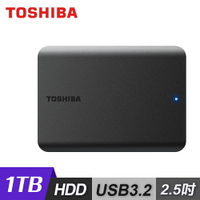 【序號MOM100 現折$100】【Toshiba 東芝】Canvio Basics A5 1TB 2.5吋行動硬碟【三井3C】