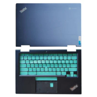 NEW Laptops Case For Lenovo ThinkPad Chromebook C13 Yoga Gen1 FHD Screen LCD Back Cover/Palmrest Upper Case Blue