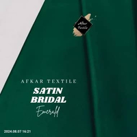 [0.5 METER] Kain Satin Bridal Heavy / Saten Bridal Deutches - Kain Bridesmaid Original Import Kualit