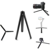 Aluminum Mini Tripod Tabletop Stand for Zhiyum Crane 2 M M2 V2 Smooth Q2 Moza Air2 for DJI Ronin S SC Osmo Mobile 3 for Gopro