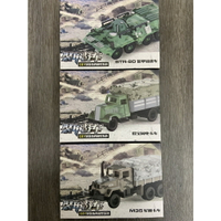 【玩具兄妹】現貨! 1:72拼裝戰車模型 迷你坦克模型 裝甲車 卡車 整套4款 坦克組裝模型 坦克模型 組裝軍事模型