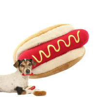 Hot Dog Toys For Dogs Plush Chew Interactive Hot Dog Toys For Dogs Bright Colors Teething Chew Toys For Dogs Cats And Other