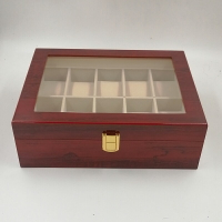 錶盒 手錶收納盒 手錶收藏盒 6位20位24位油漆木質手錶盒子 木製噴漆手錶展示盒收納盒腕錶箱子『YJ01131』