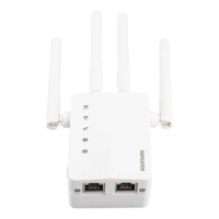 AC1200M Wireless WiFi Repeater 300Mbps/867Mbps WiFi Extender 5GHz &amp; 2.4GHz Dual Band WiFi Amplifier 4 Antennas 802.11N/g/b/ac