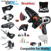 Cordless Brushless Chainsaw Sander Impact Drill Wrench Multitool Circular Saw Electric Drill Oscillating Tool For 18V Makita