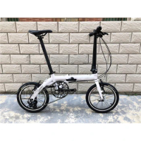 New 14 Inch/16 Inch Folding Bike Aluminun Alloy Children's Bicycle Mini Modification Outside Three-speed Folding Bike