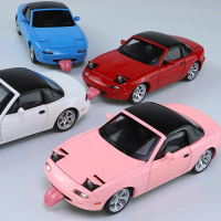 1:32 Mazda MX5 MX-5 Alloy Die Cast Toy Car Model Sound and Light Pull Back Children's Toy Collectibl