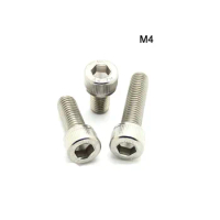 304 Stainless Steel M4 Screws Allen Hex Socket Head Wood Screw Bolt Fastener M4*6/8/10/12/16mm/18mm/20mm/25mm/30mm High Quality