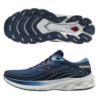 【MIZUNO 美津濃】慢跑鞋 男鞋 運動鞋 緩震 SKYRISE 藍 J1GC240951