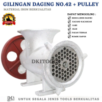 Gilingan Daging Meat Mincer No 42 with Pulley - Alat Giling Daging Manual - Kitchenware, Pisau, List