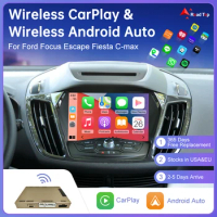 Wireless CarPlay for Ford Focus Escape Fiesta C-max Android Auto Interface Mirror Link AirPlay GPS Rear Camera View Car Player