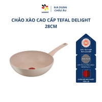 Chảo xào cao cấp Tefal Delight 24cm có nắp kính