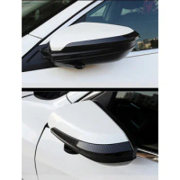 Car Carbon Fiber Side Rearview Mirror Trim Frame Cover Exterior Mirror Stickers for Honda 10Th Gen Civic 2016-2020