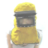 Universal Leather Welder electric Welding Work Sandblaster Hood Helmet Mask