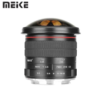 Meike 8mm f3.5 Wide angle manual focus fisheye lens full frame APS-C for Nikon F Mount D7500 D7200 D7100 D500 D3500 D3400 D5600