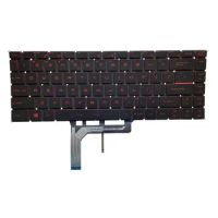 New US Keyboard For MSI GS65 GF63 GF63 8RC GF63 8RD GF63 Thin 9SC Red Backlit