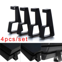 4pcs Game Console Stand Horizontal Controller Holder Bracket Accessories Cooling Feet For Sony PlayStation4 PS4 Slim Pro