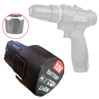 MDON Cordless Drill Set 12V Batre Cadangan Mesin Bor Baterai 12 Volt Li-on Lithium
