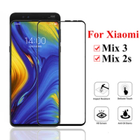 for Xiaomi Mi Tempered Glass Case for Xiaomi Mi Mix3 Mix2s 2s Glas Screen Protecter Safety Film Glass