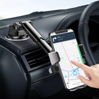 Suction Cup Air Outlet Car Phone Holder Mounting Bracket GPS Mobile Battery Supports All Phones Like iPhone, Samsung, etc.
