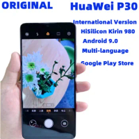 Original Global Firmware HuaWei P30 Mobile Phones HiSilicon Kirin 980 6.1" OLED 40MP Rear Caremas Google Play NFC Smartphone