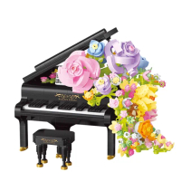 【BALODY 貝樂迪】21194 花的鋼琴樂章(益智拼裝積木)