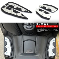 For XMAX 300 xmax 400 Motorcycle Footpads XMAX 125 250 Front Rear Pegs Plate Aluminum Alloy Pedal Modified Skid proof Footrest