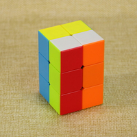 泛新異形魔方實色223二二三長方形魔方免貼紙創意兒童益智玩具