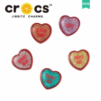 Jibbitz-Bùa Chữ Thập Dòng Người Yêu, Giày Tình Yêu Nhiều Màu Sắc, Khóa Lỗ, Phụ Kiện, Đồ Trang Trí Th
